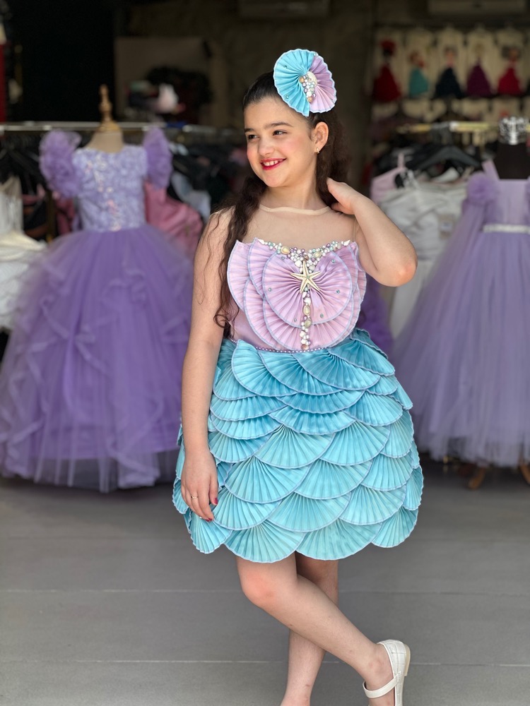 🧜♀️پیراهن دخترانه آریل🧜♀️ - Image 3