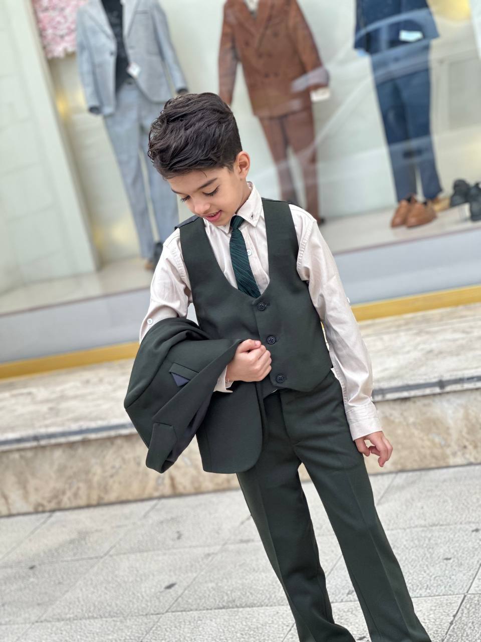 کت و شلوار پسرانه پندار سایز بزرگ - Image 11