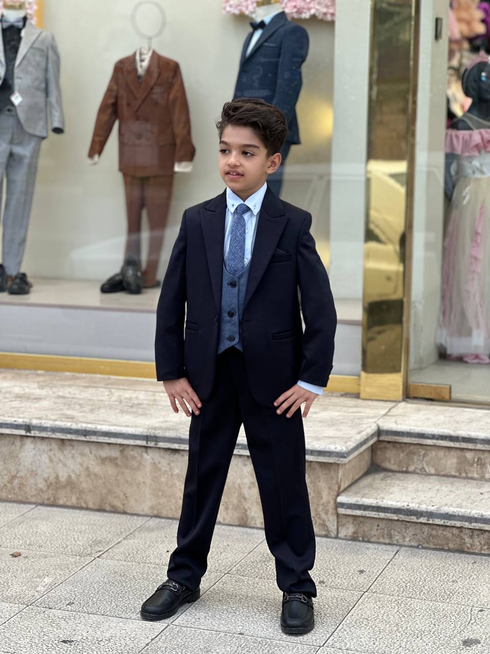کت و شلوار پسرانه پندار سایز بزرگ - Image 9