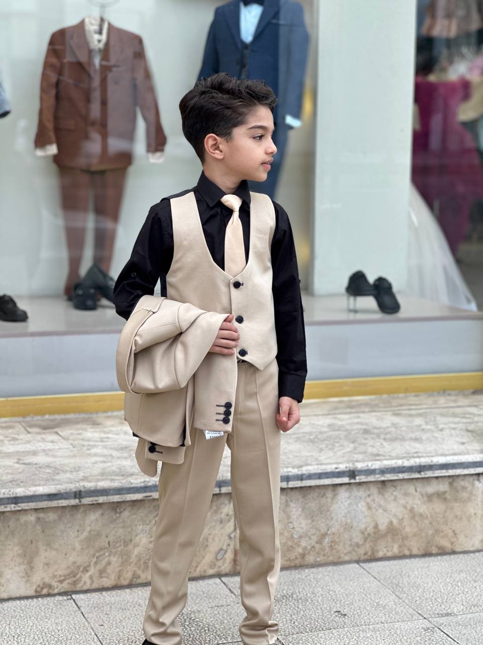 کت و شلوار پسرانه پندار سایز بزرگ - Image 7