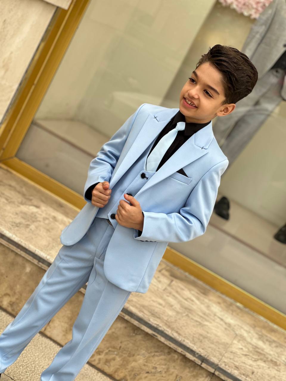 کت و شلوار پسرانه پندار سایز بزرگ - Image 5