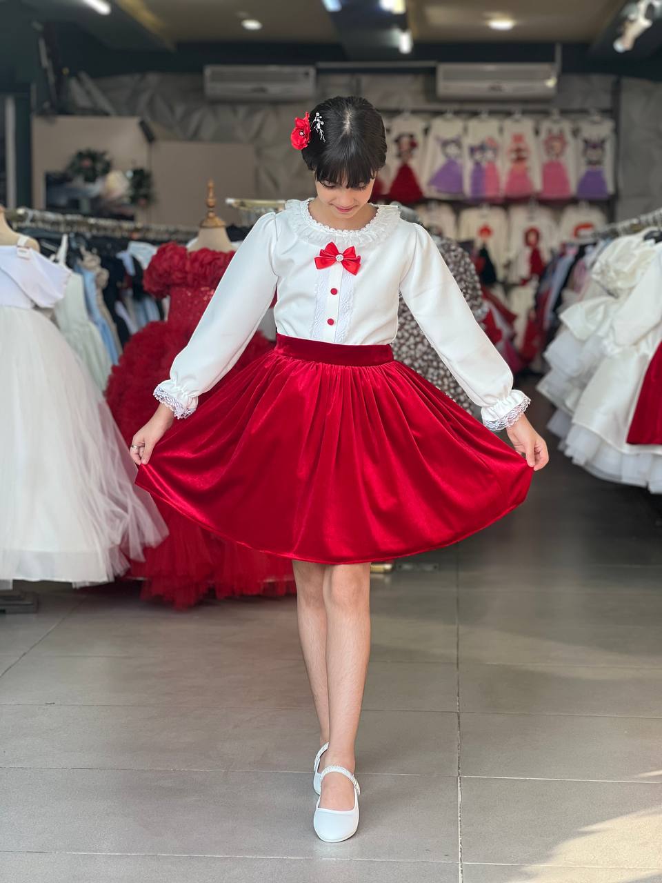 پیراهن و دامن دخترانه مریدا - Image 2