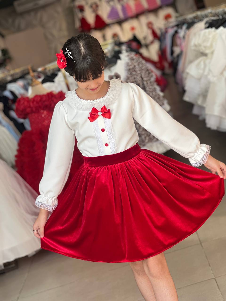 پیراهن و دامن دخترانه مریدا - Image 6