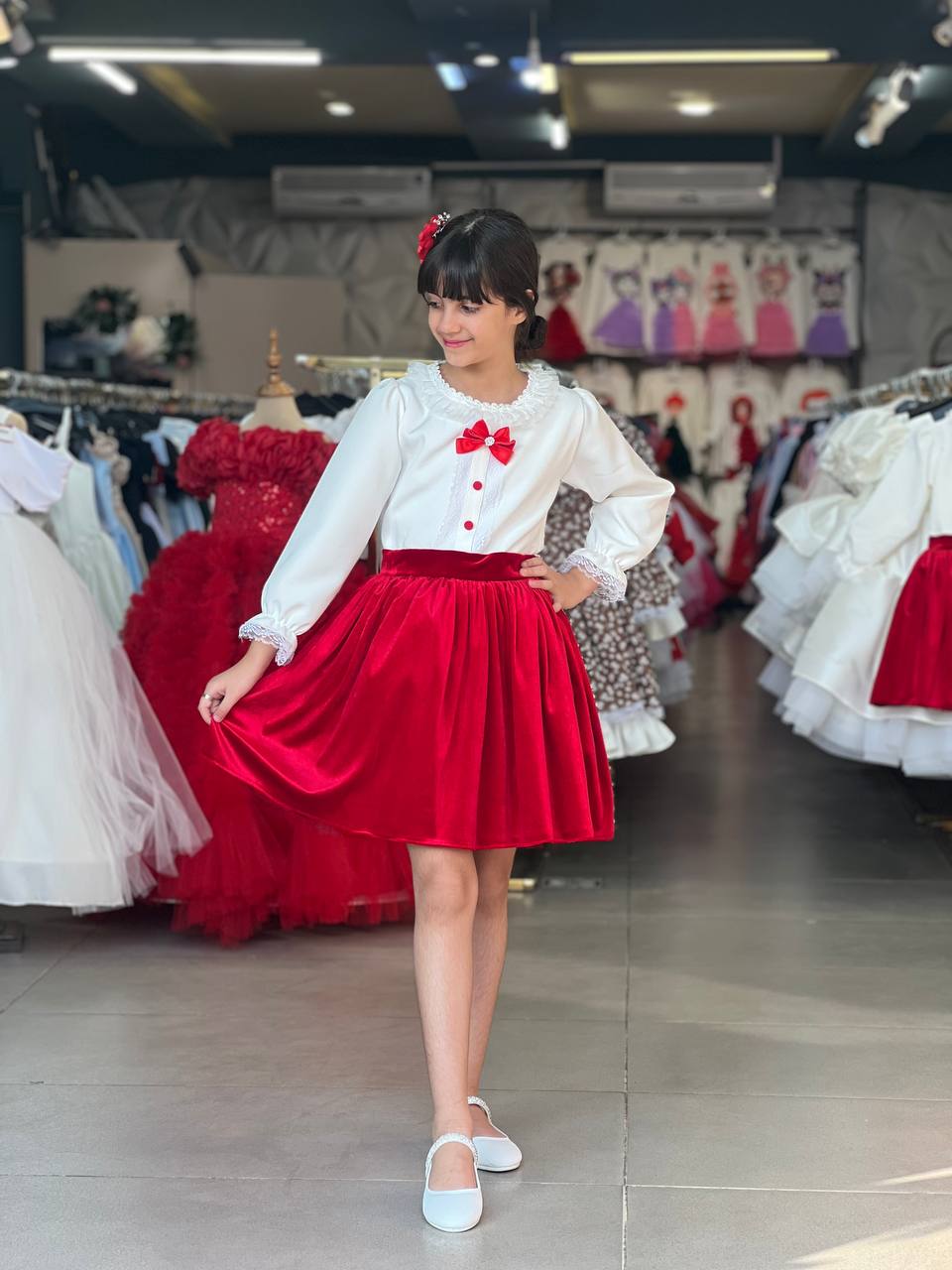 پیراهن و دامن دخترانه مریدا - Image 4