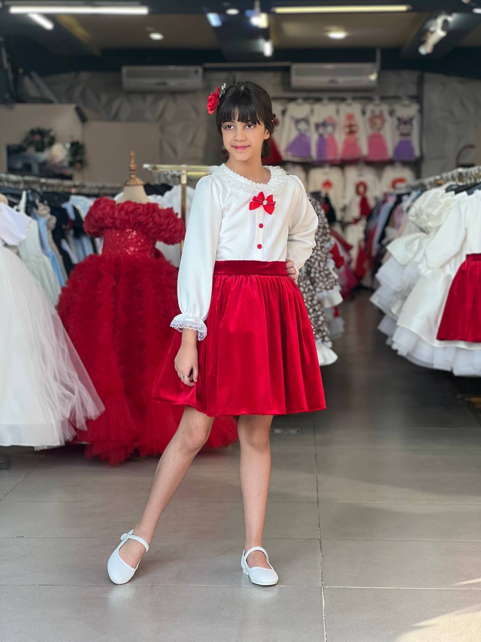 پیراهن و دامن دخترانه مریدا - Image 3