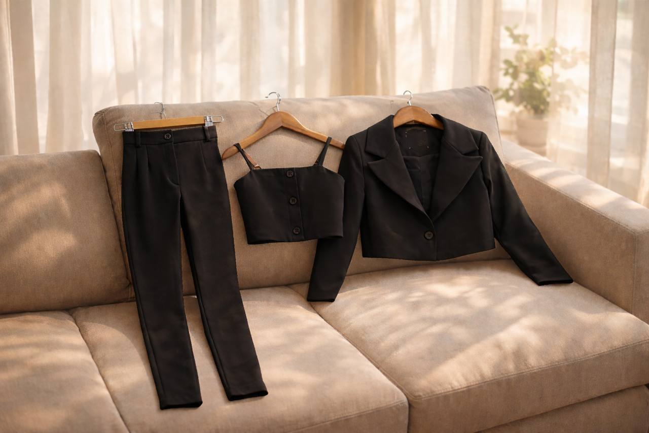 ست تا و کت وشلوار دخترانه سایز بزرگ - Image 11