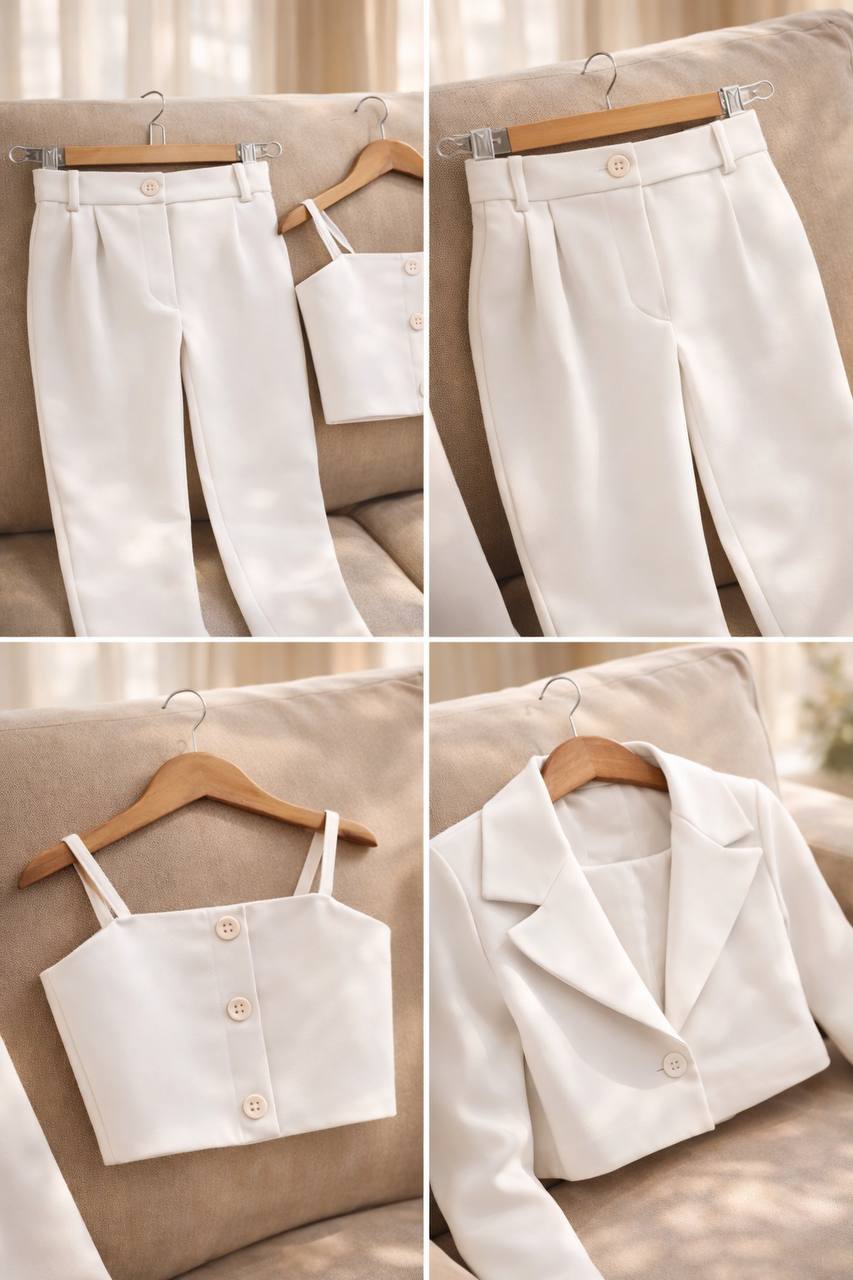 ست تا و کت وشلوار دخترانه سایز بزرگ - Image 12