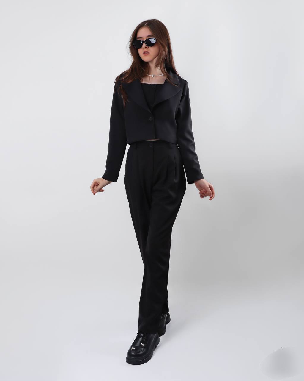 ست تا و کت وشلوار دخترانه سایز بزرگ - Image 3