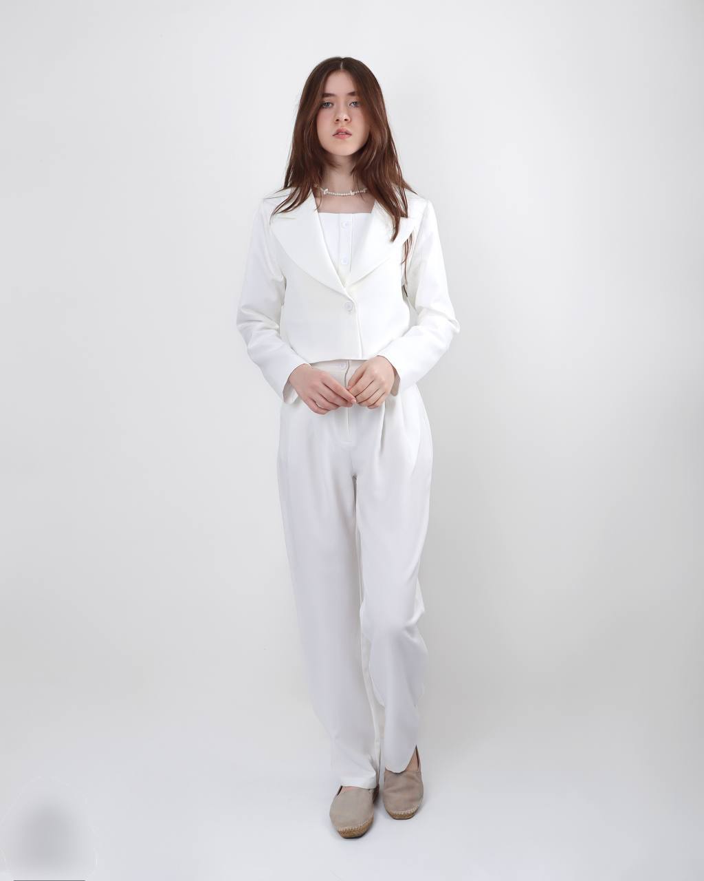 ست تا و کت وشلوار دخترانه سایز بزرگ - Image 8