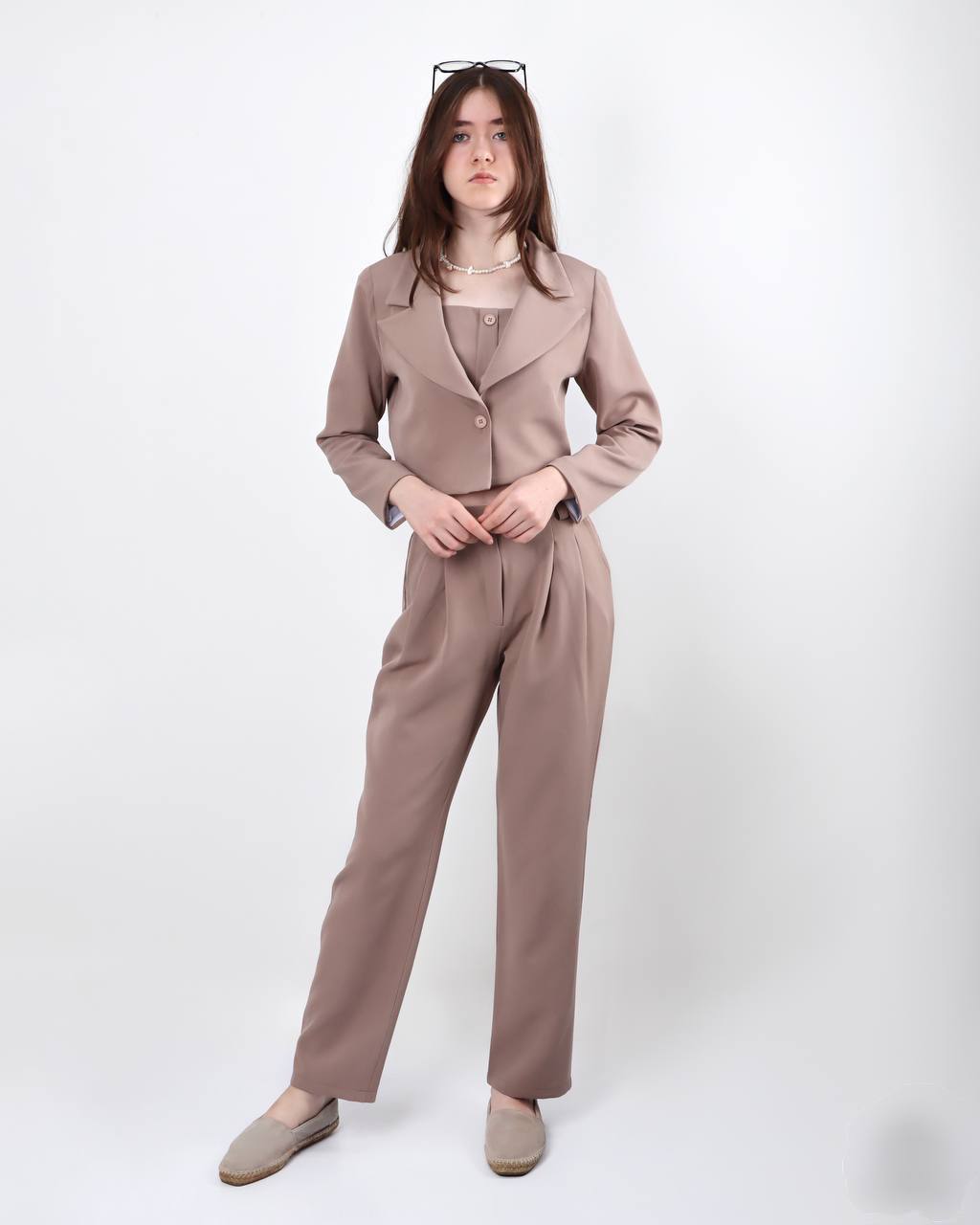 ست تا و کت وشلوار دخترانه سایز بزرگ - Image 7